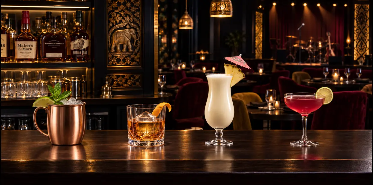 Best cocktails and mocktails in McKinney TX Elysium bar drinks